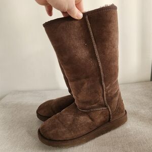 UGG Brown Suede Tall Boots